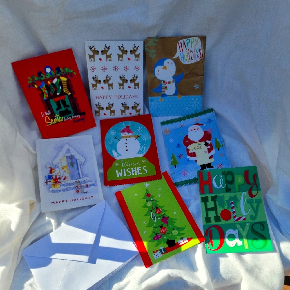 Christmas card assortment.